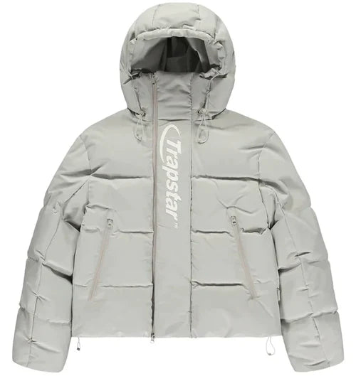 Trapstar Hyperdrive Technical Puffer Jacket - Light Grey