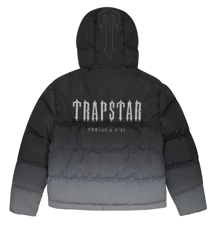 Trapstar Decoded Hooded Puffer Jacket 2.0 - Black