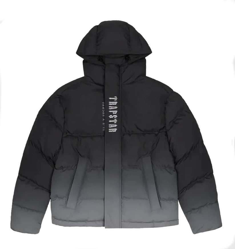 Trapstar Decoded Hooded Puffer Jacket 2.0 - Black