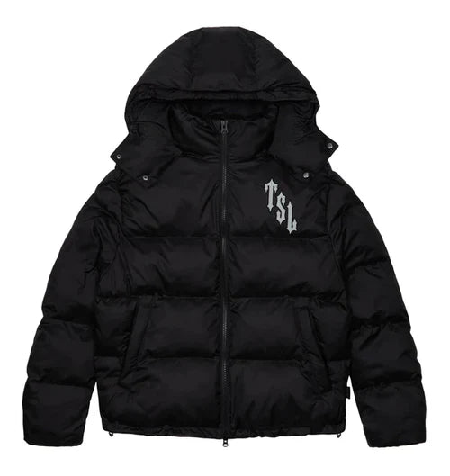 Trapstar Shooters Hooded Puffer Jacket - Black