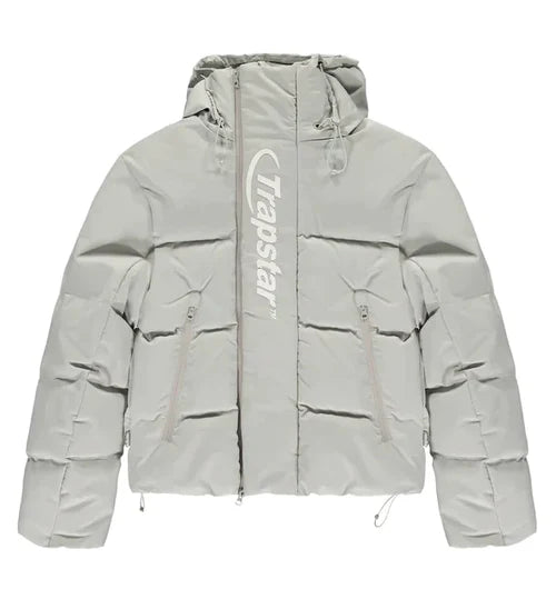 Trapstar Hyperdrive Technical Puffer Jacket - Light Grey