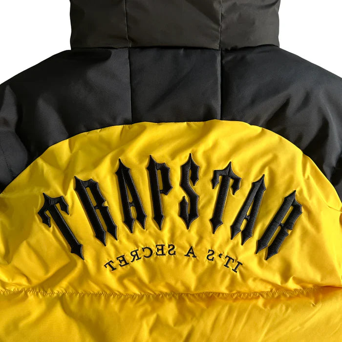 Trapstar Irongate Arch Puffer Jacket AW23 - Yellow/Black