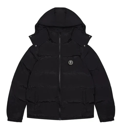 Trapstar Irongate Detachable Hooded Puffer Jacket - Black